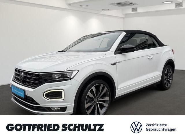 Weiss Gebraucht 2021 VW T-Roc Cabriolet R-line Cabrio | 25.450 € (Fairer Preis) - Bild 1/3