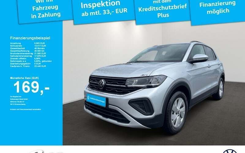 Silber Gebraucht 2024 VW T-Cross Life SUV | 23.440 € (Etwas zu teuer) - Bild 1/4