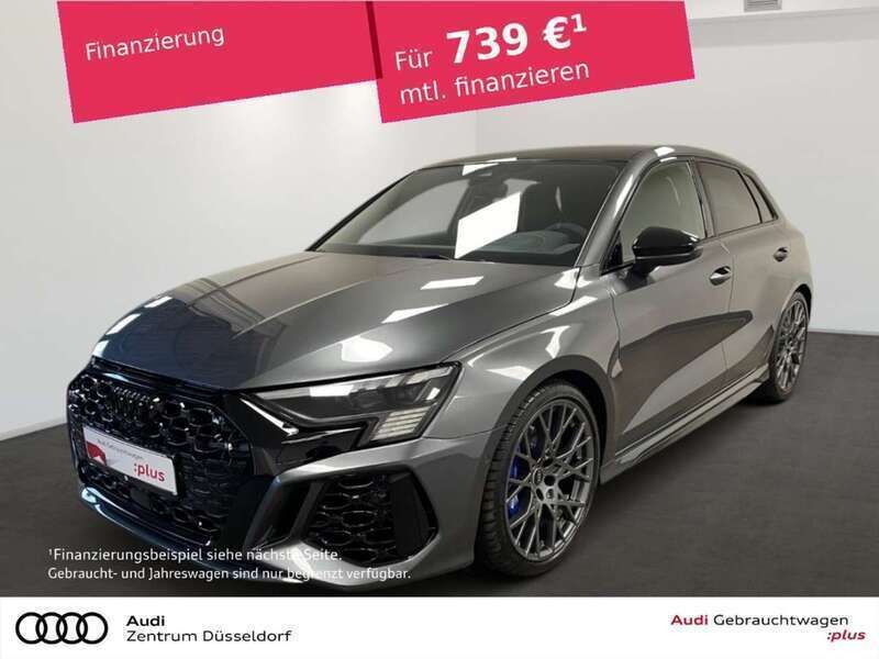 Daytonagrau perleffekt Gebraucht 2023 Audi RS3 Sportback Performance Kleinwagen | 64.900 € (Guter Preis) - Bild 1/3