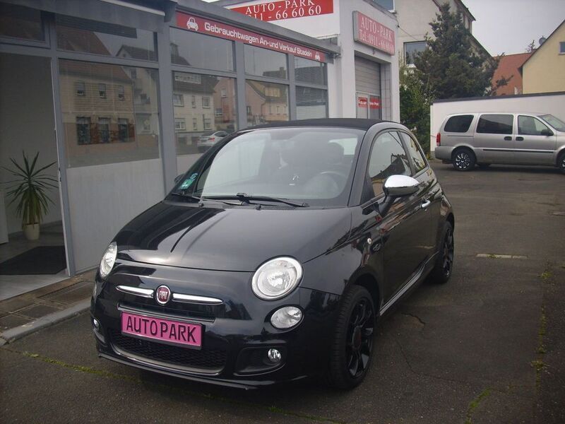Schwarz Gebraucht 2015 Fiat 500S S Cabrio | 9.950 € (Etwas zu teuer) - Bild 1/4