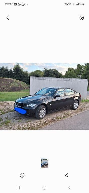 Schwarz Gebraucht 2006 BMW 318 Limousine | 2.250 € (Guter Preis) - Bild 1/4