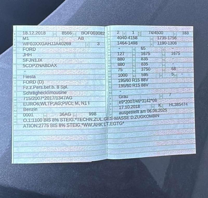 Gebraucht Ford Fiesta Cool & Connect 101 PS (74 kW) 2018 Grau Kleinwagen