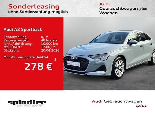 Gebraucht Audi A3 Advanced Plus 150 PS (110 kW) 2025 Pfeilgrau perleffekt Limousine