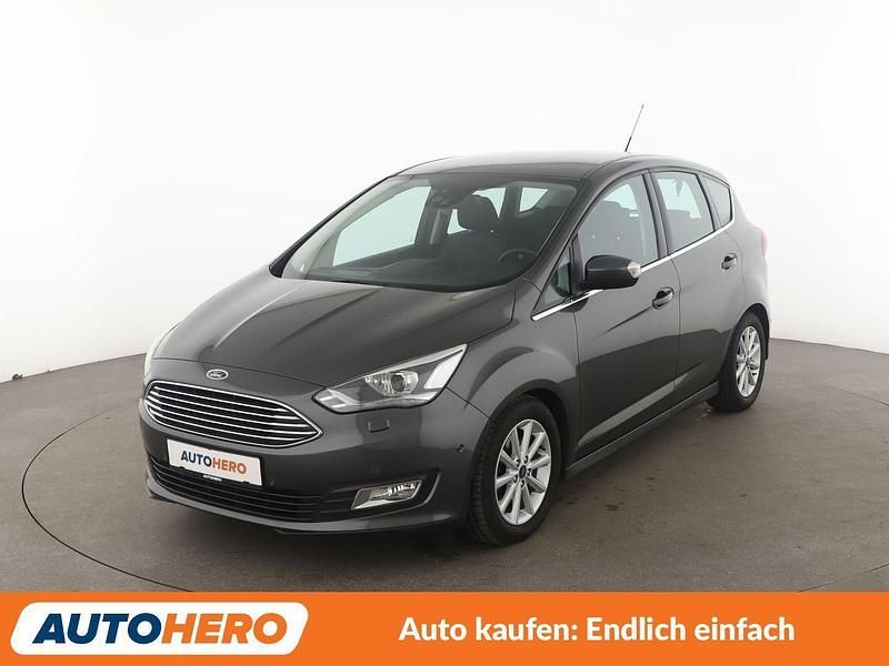 Grau Gebraucht 2016 Ford C-MAX Titanium Van / Kleinbus | 13.790 € (Teuer) - Bild 1/3