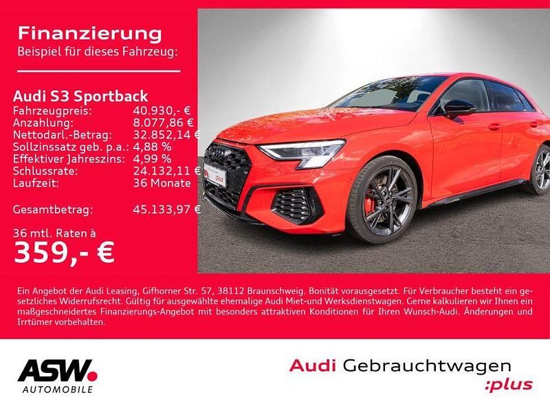 Gebraucht Audi S3 Ambiente 310 PS (228 kW) 2023 Tangorot metallic Limousine