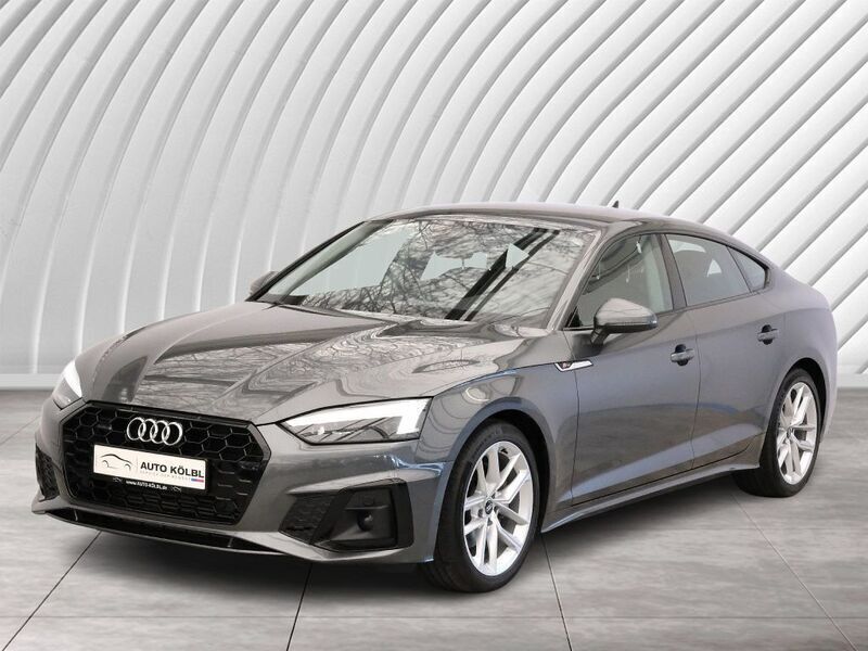 Grau Gebraucht 2021 Audi A5 Sportback S-Line Limousine | 32.990 € (Fairer Preis) - Bild 1/4