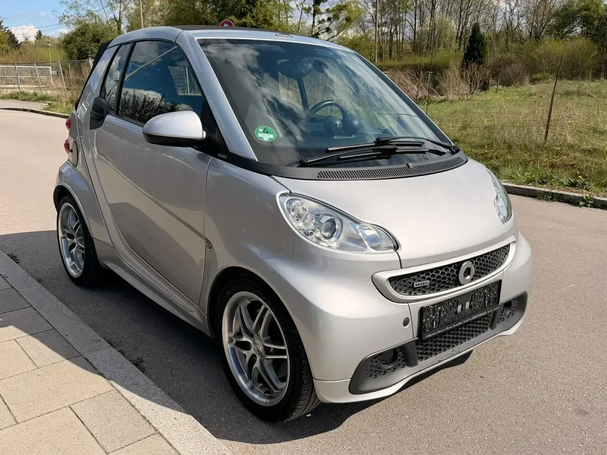 Gebraucht Smart ForTwo Cabrio Brabus 102 PS (75 kW) 2013 Silber Cabrio