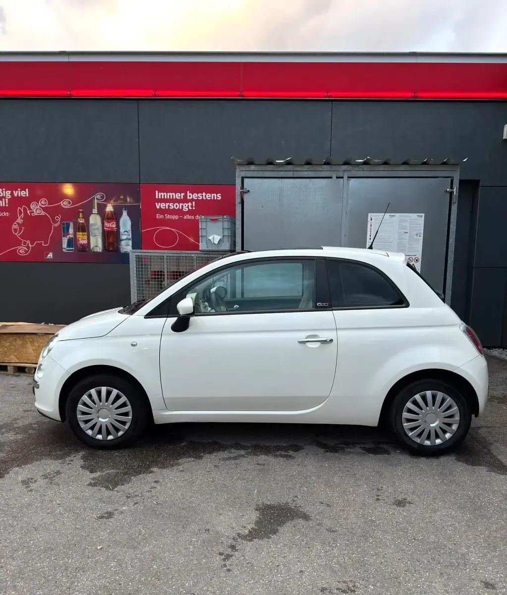 Gebraucht Fiat 500 65 PS (47 kW) 2009 Weiß Cabrio