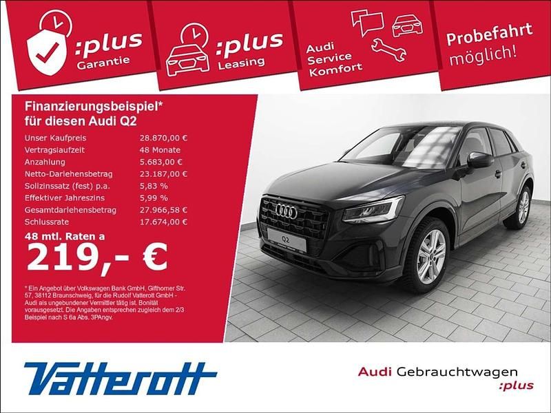 Manhattangrau metallic (metallic) Gebraucht 2024 Audi Q2 Advanced SUV | 28.870 € (Fairer Preis) - Bild 1/4