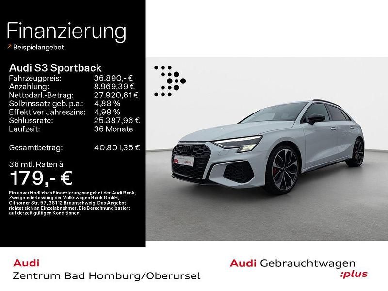 Gebraucht Audi S3 Ambiente 310 PS (228 kW) 2023 Gletscherweiß metallic Limousine