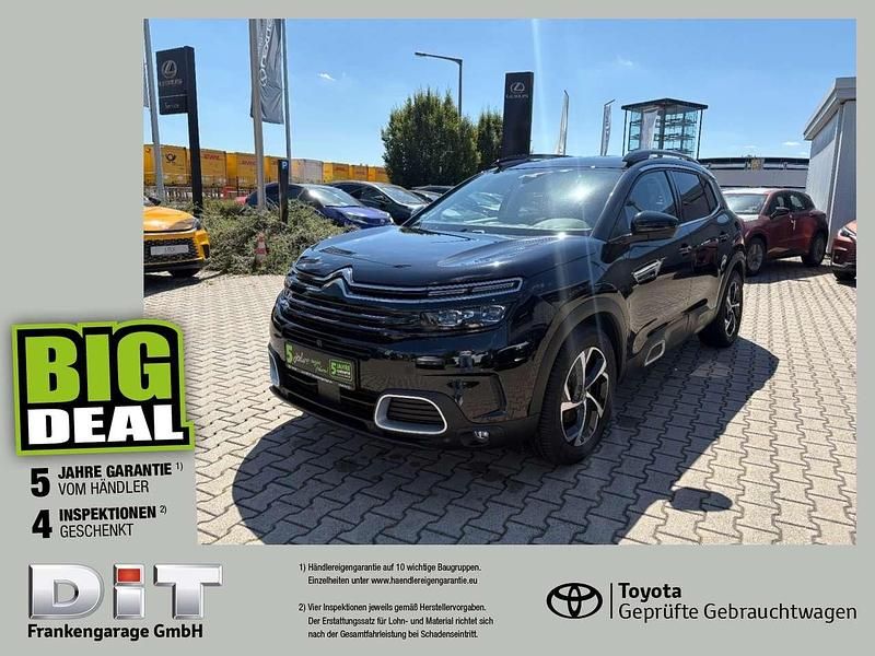 Schwarz perla nera metallic Gebraucht 2019 Citroën C5 Aircross PureTech SUV | 18.990 € (Superpreis) - Bild 1/4