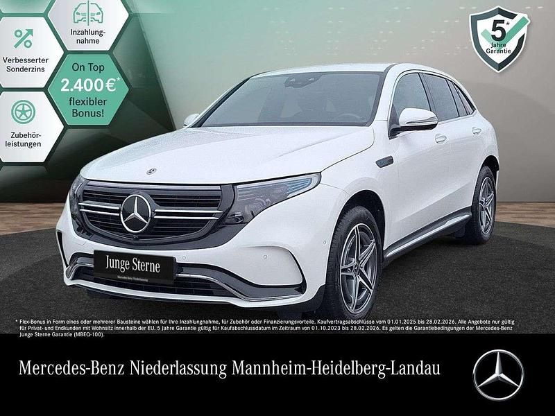 Weiß Gebraucht 2022 Mercedes EQC400 Advanced SUV | 40.890 € (Fairer Preis) - Bild 1/3