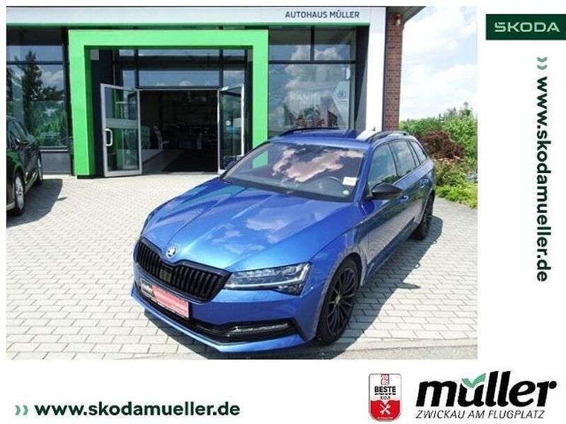 Blau Gebraucht 2021 Skoda Superb Limousine | 29.890 € (Fairer Preis) - Bild 1/4