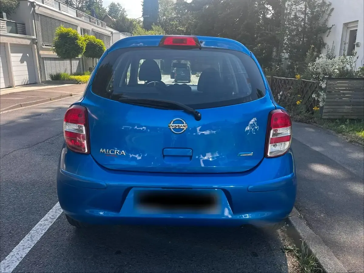 Gebraucht Nissan Micra 80 PS (58 kW) 2011 Blau Kleinwagen