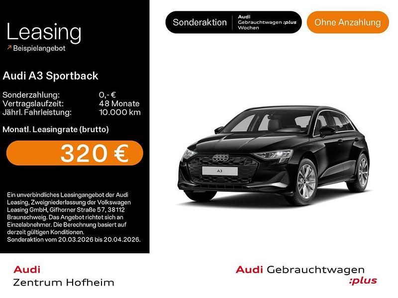 Gebraucht Audi A3 Advanced 150 PS (110 kW) 2025 Mythosschwarz metallic Limousine