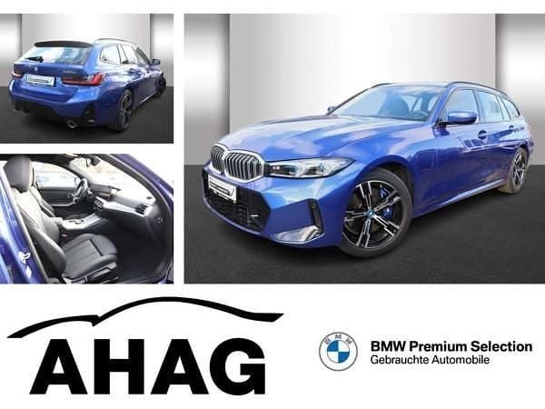 Blau (m portimao blau metallic) Gebraucht 2024 BMW 330e M Sport Kombi | 40.550 € (Superpreis) - Bild 1/4