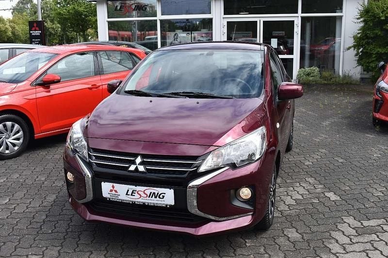 Rot Gebraucht 2021 Mitsubishi Space Star Spirit+ Limousine | 11.990 € (Fairer Preis) - Bild 1/4