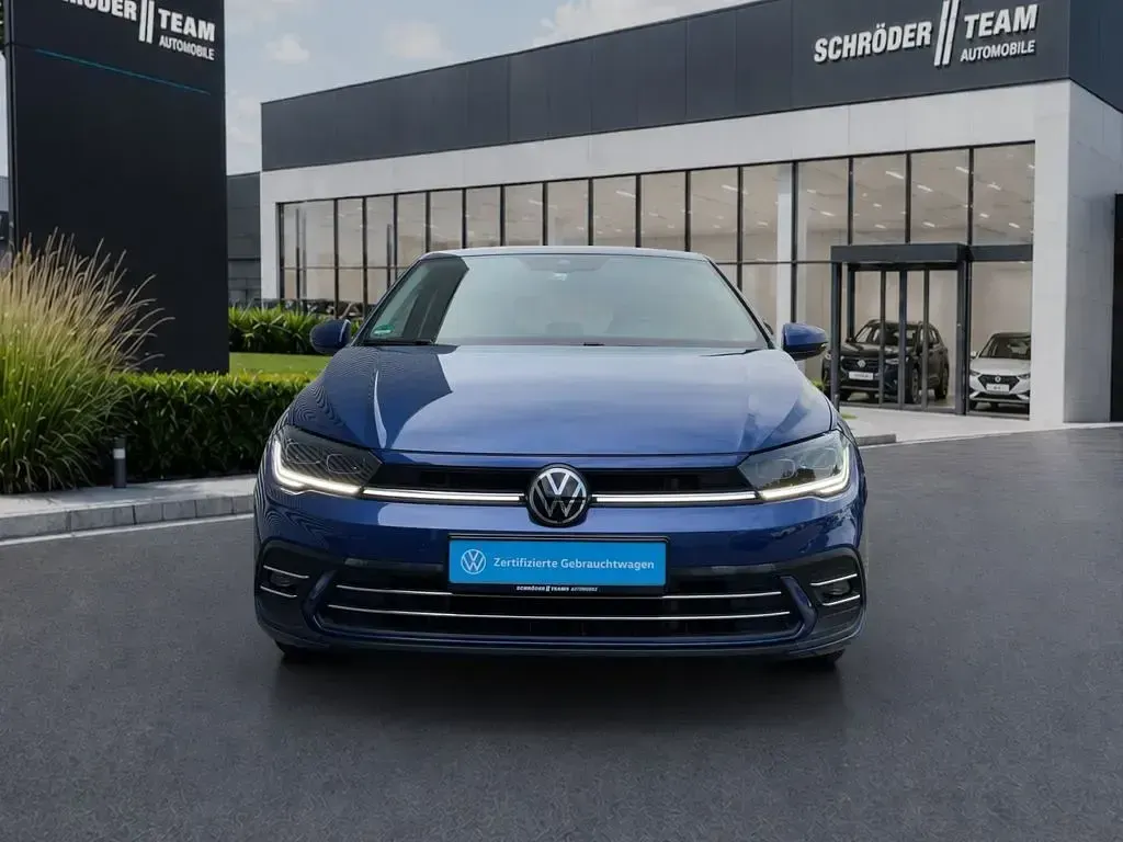 Gebraucht VW Polo Style 110 PS (80 kW) 2022 Blau Kleinwagen
