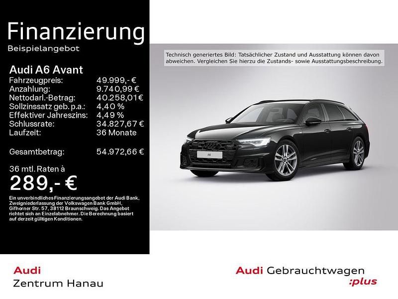 Mythosschwarz metallic Gebraucht 2025 Audi A6 S-Line Kombi | 49.999 € (Fairer Preis) - Bild 1/4