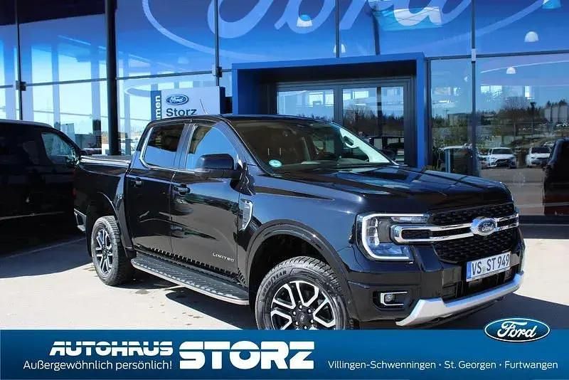 Obsidianschwarz Gebraucht 2023 Ford Ranger Limited Abholung | 44.990 € (Teuer) - Bild 1/4