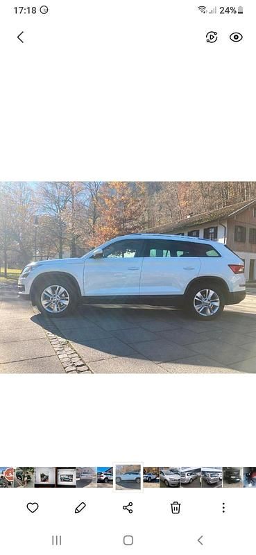 Weiß Gebraucht 2017 Skoda Kodiaq Style SUV | 17.590 € (Fairer Preis) - Bild 1/4