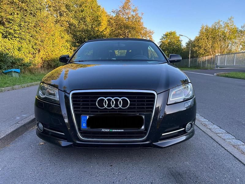 Schwarz Gebraucht 2012 Audi A3 Cabriolet Ambition Cabrio | 9.200 € (Fairer Preis) - Bild 1/4