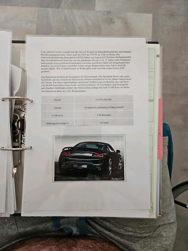 Gebraucht Audi R8 Coupé 530 PS (389 kW) 2009 Schwarz Coupé