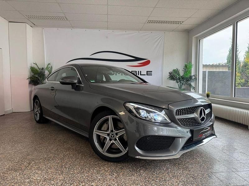 Grau Gebraucht 2017 Mercedes C250 AMG line Coupé | 24.450 € (Fairer Preis) - Bild 1/4