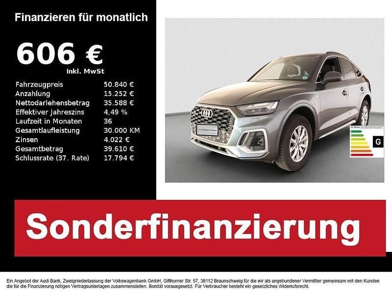 Daytonagrau perleffekt Gebraucht 2024 Audi Q5 Sportback Ambiente SUV | 50.840 € (Fairer Preis) - Bild 1/4