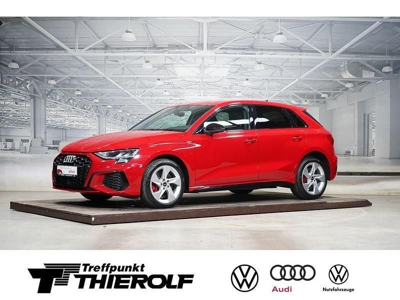 Tangorot metallic Gebraucht 2022 Audi A3 Sportback e-tron S-Line Limousine | 25.180 € (Guter Preis) - Bild 1/4