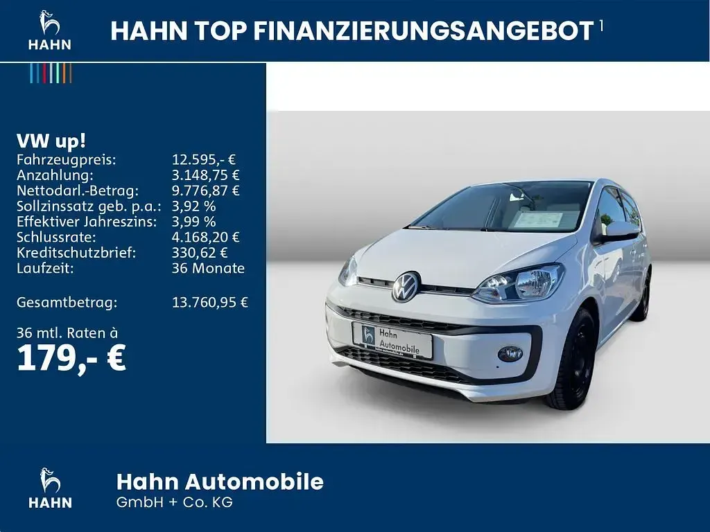 Gebraucht VW up! Move 65 PS (47 kW) 2021 Pure white Kleinwagen