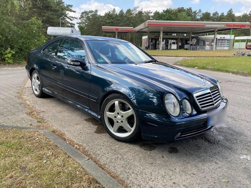 Blau Gebraucht 2000 Mercedes CLK430 AMG Coupé | 14.000 € - Bild 1/4
