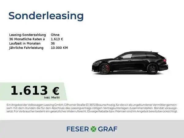 Mythosschwarz metallic Neu 2025 Audi RS6 Ambiente Kombi | 146.999 € (Superpreis) - Bild 1/3