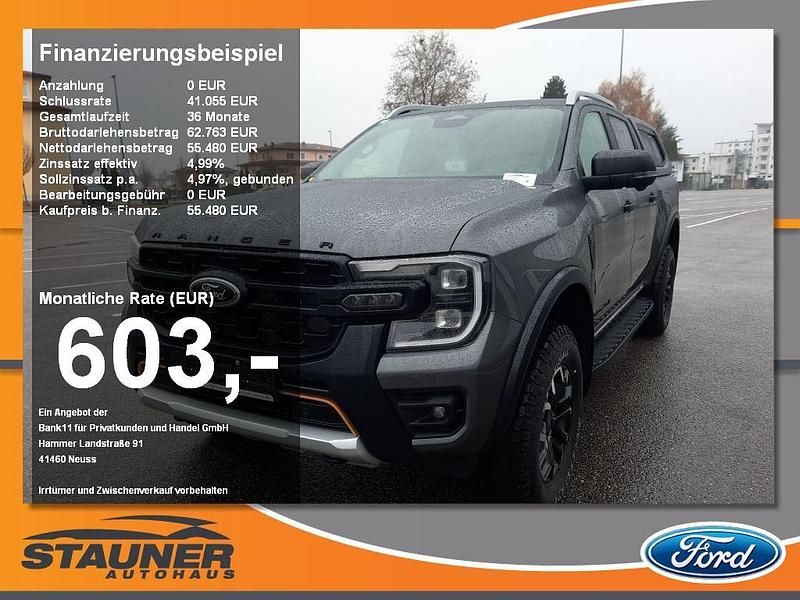 Grau Neu 2025 Ford Ranger Wildtrack Abholung | 55.480 € (Fairer Preis) - Bild 1/4