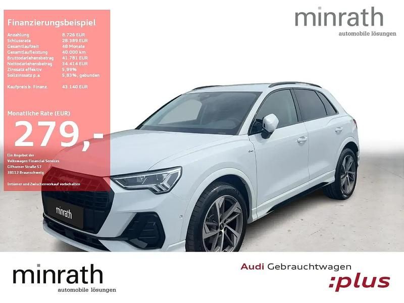 Gletscherweiß metallic Gebraucht 2025 Audi Q3 S-Line SUV | 43.139 € (Fairer Preis) - Bild 1/4