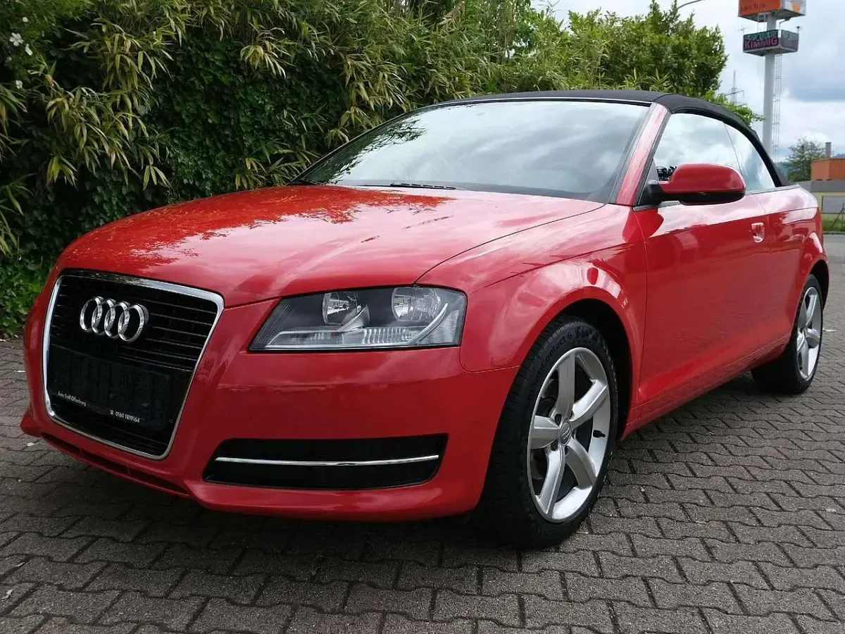 Używany Audi A3 Cabriolet 105 KM (77 kW) 2012 Czerwony Kabriolet