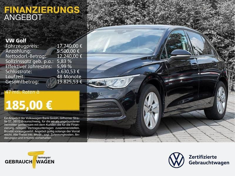 Schwarz Gebraucht 2020 VW Golf VIII Limousine | 17.740 € (Guter Preis) - Bild 1/4