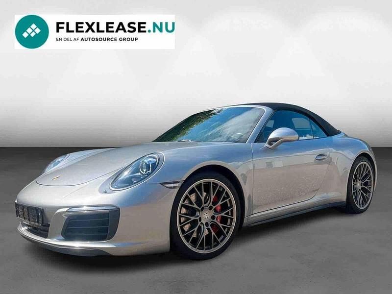 Silber Gebraucht 2017 Porsche 911 Carrera 4S Cabriolet Cabrio | 119.900 € (Teuer) - Bild 1/4