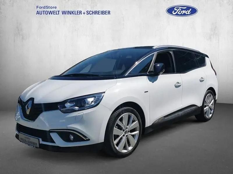 Weiss 369 + schwarz gne Gebraucht 2020 Renault Grand Scénic IV LIMITED Van / Kleinbus | 18.790 € (Guter Preis) - Bild 1/4