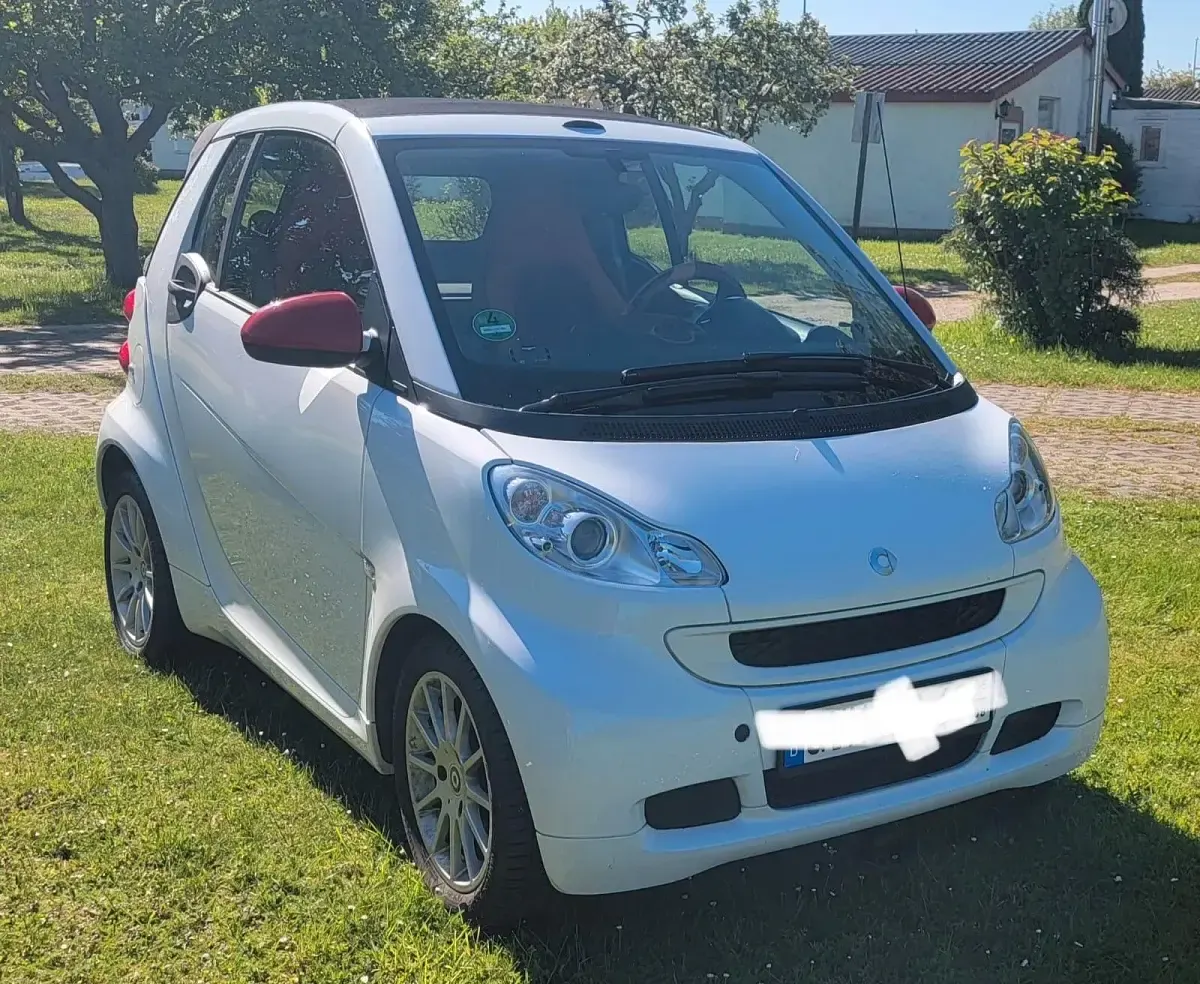 Occasion Smart ForTwo Cabrio 71 ch (52 kW) 2012 Blanc Cabriolet