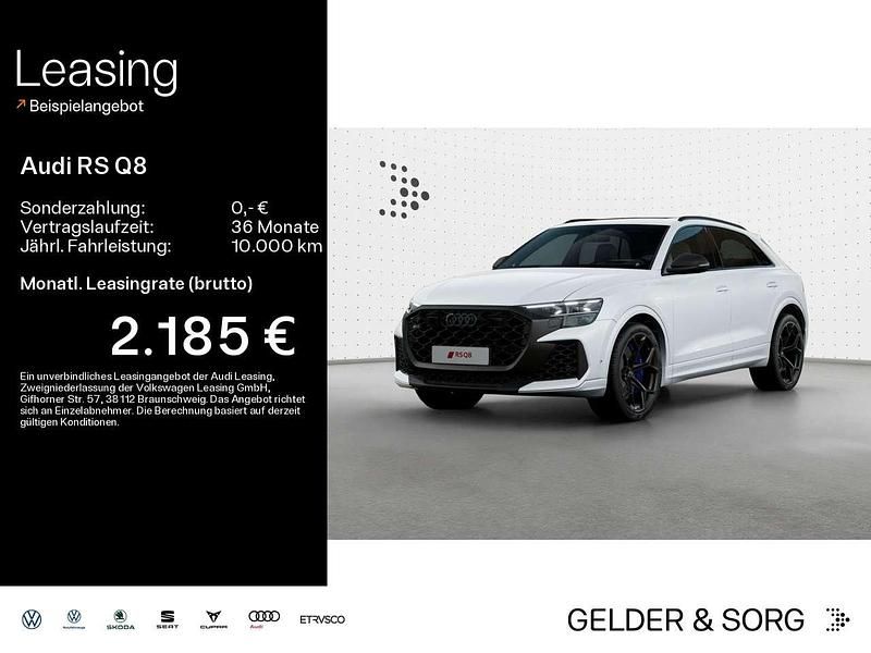 Neu Audi RS Q8 Performance 640 PS (470 kW) 2026 Gletscherweiß metallic SUV