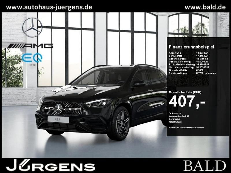 Kosmosschwarz metallic Gebraucht 2024 Mercedes GLA250 AMG SUV | 43.290 € (Fairer Preis) - Bild 1/4