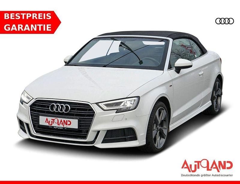 Weiß Gebraucht 2017 Audi A3 Cabriolet Comfort Cabrio | 22.990 € (Fairer Preis) - Bild 1/4