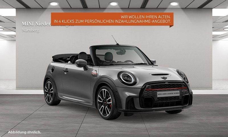 Grau Gebraucht 2021 Mini John Cooper Works Cabriolet Cabrio | 36.990 € (Teuer) - Bild 1/4