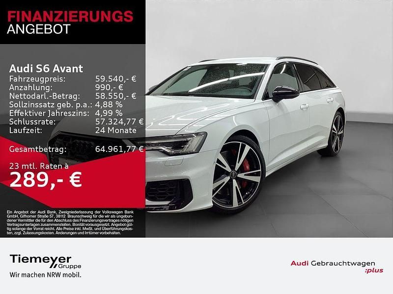Gebraucht Audi S6 Ambiente 344 PS (253 kW) 2024 Gletscherweiß metallic Kombi