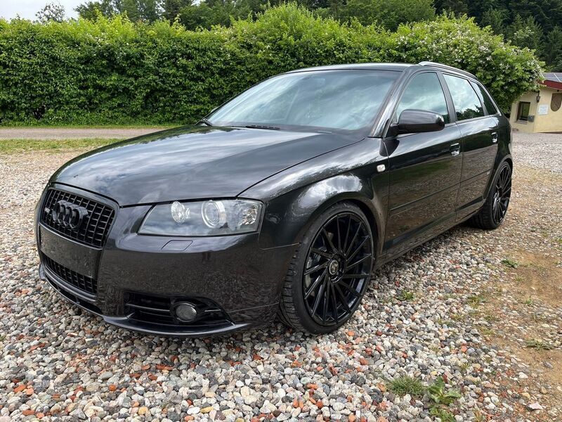Grau Gebraucht 2008 Audi A3 Sportback S-Line Limousine | 3.500 € (Fairer Preis) - Bild 1/4