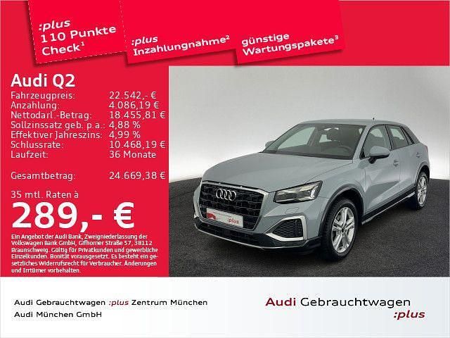 Grau Gebraucht 2021 Audi Q2 Advanced SUV | 22.542 € (Fairer Preis) - Bild 1/2