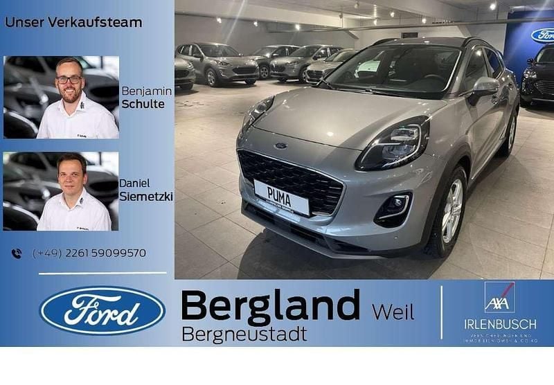 Lackierung metallic "mineralsilber" (silber) silber Gebraucht 2023 Ford Puma Titanium X Coupé | 24.990 € (Fairer Preis) - Bild 1/4