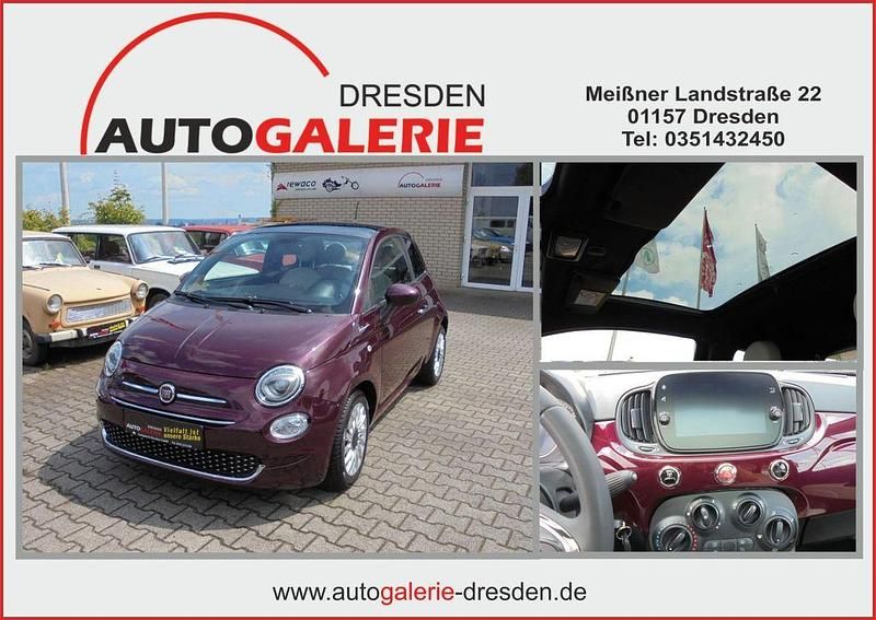 Rot Gebraucht 2021 Fiat 500 Dolcevita Kleinwagen | 9.280 € (Superpreis) - Bild 1/4