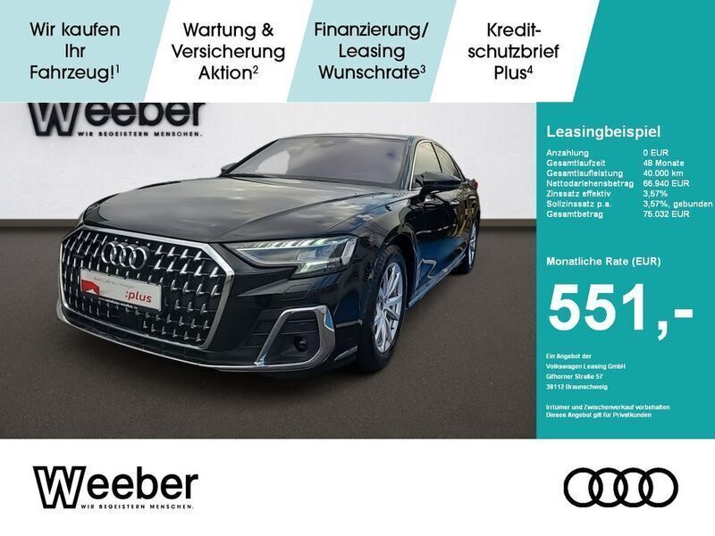Schwarz Gebraucht 2024 Audi A8 Ambiente Limousine | 72.880 € (Superpreis) - Bild 1/4